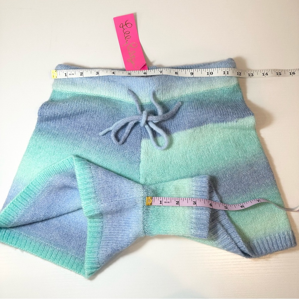 Lilly Pulitzer Wanetta Sweater Short, Surf Blue Spacedye, XXS - Picture 14 of 16